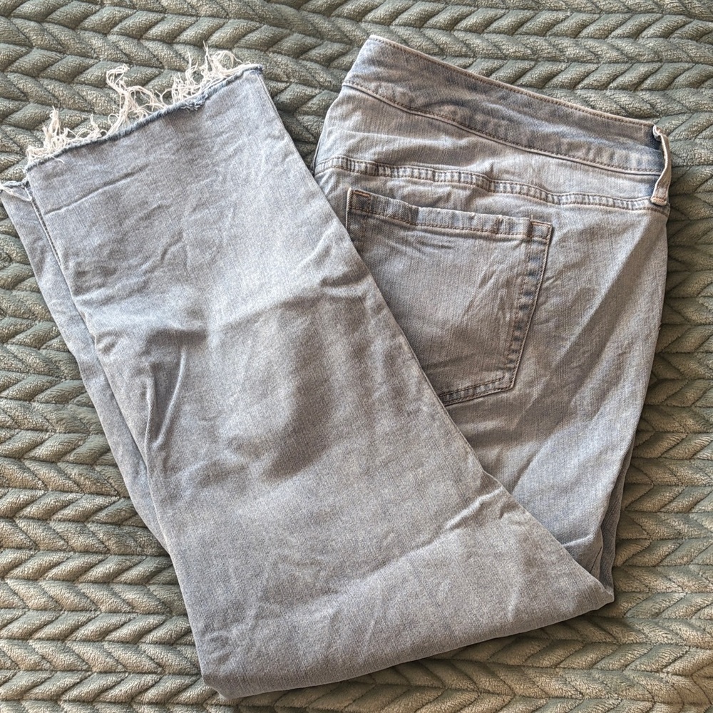 Torrid Crop Boyfriend Jeans